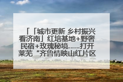 「城市更新 乡村振兴看济南」红培基地+野奢民宿+玫瑰秘境……打开莱芜“齐鲁情映山红片区”的破圈秘籍