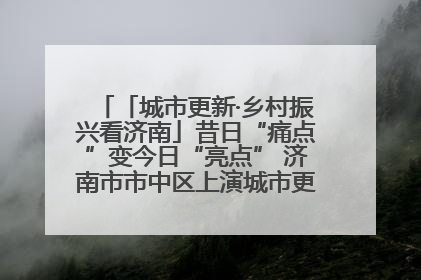 「城市更新·乡村振兴看济南」昔日“痛点”变今日“亮点” 济南市市中区上演城市更新“三部曲”