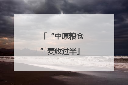 “中原粮仓”麦收过半
