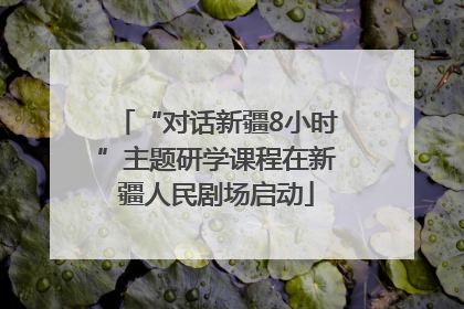 “对话新疆8小时”主题研学课程在新疆人民剧场启动