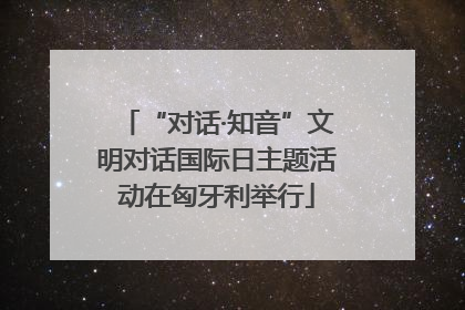“对话·知音”文明对话国际日主题活动在匈牙利举行