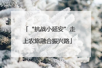 “抗战小延安”走上农旅融合振兴路