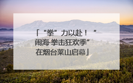 “拳”力以赴！“闹海·拳击狂欢季”在烟台莱山启幕
