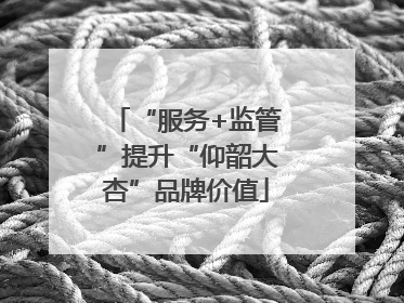 “服务+监管”提升“仰韶大杏”品牌价值