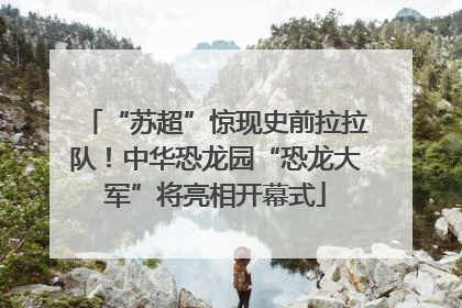 “苏超”惊现史前拉拉队！中华恐龙园“恐龙大军”将亮相开幕式