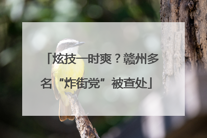 炫技一时爽？赣州多名“炸街党”被查处