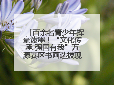 百余名青少年挥毫泼墨！“文化传承 强国有我”万源赛区书画选拔现场精彩绝伦