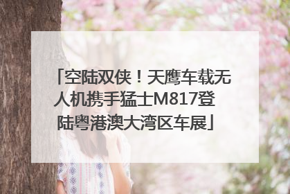 空陆双侠！天鹰车载无人机携手猛士M817登陆粤港澳大湾区车展