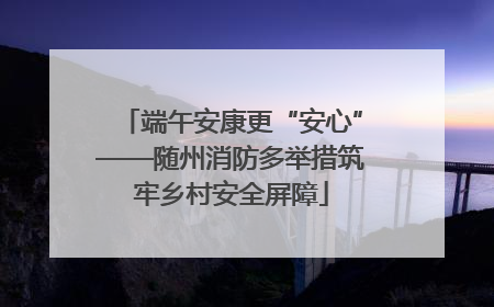 端午安康更“安心”——随州消防多举措筑牢乡村安全屏障