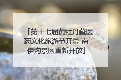 第十七届黄牡丹藏医药文化旅游节开幕 南伊沟景区重新开放