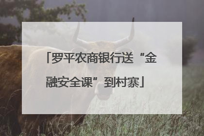罗平农商银行送“金融安全课”到村寨
