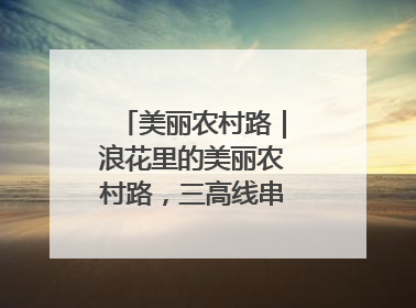 美丽农村路｜浪花里的美丽农村路，三高线串起山海经济学