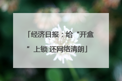 经济日报：给“开盒”上锁 还网络清朗