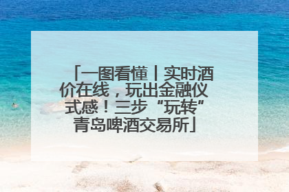 一图看懂丨实时酒价在线，玩出金融仪式感！三步“玩转”青岛啤酒交易所