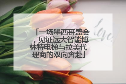 一场墨西哥盛会，见证远大智能博林特电梯与拉美代理商的双向奔赴