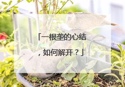 一根垄的心结，如何解开？