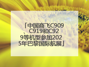 中国商飞C909、C919和C929等机型参加2025年巴黎国际航展