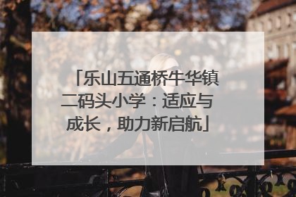 乐山五通桥牛华镇二码头小学：适应与成长，助力新启航