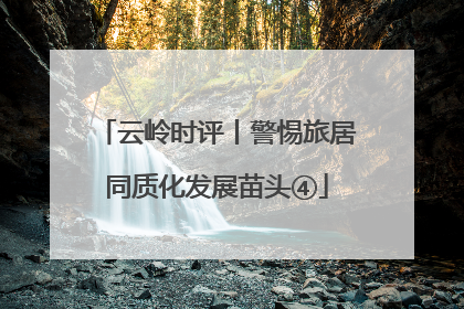 云岭时评丨警惕旅居同质化发展苗头④