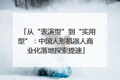 从“表演型”到“实用型”：中国人形机器人商业化落地探索提速