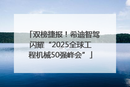 双榜捷报！希迪智驾闪耀“2025全球工程机械50强峰会”