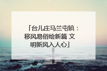 台儿庄马兰屯镇：移风易俗绘新篇 文明新风入人心