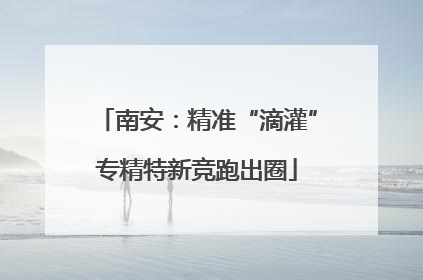 南安：精准“滴灌”专精特新竞跑出圈
