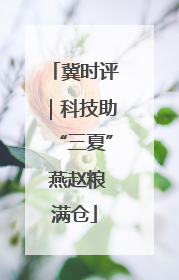 冀时评｜科技助“三夏” 燕赵粮满仓