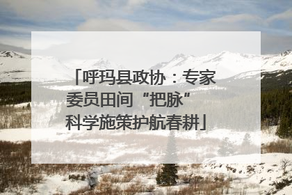 呼玛县政协：专家委员田间“把脉” 科学施策护航春耕