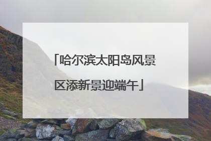 哈尔滨太阳岛风景区添新景迎端午