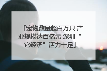宠物数量超百万只 产业规模达百亿元 深圳“它经济”活力十足