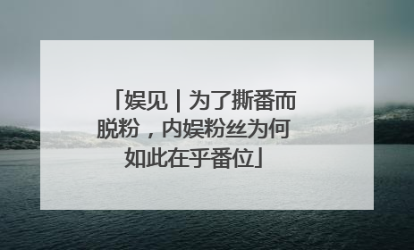 娱见｜为了撕番而脱粉，内娱粉丝为何如此在乎番位