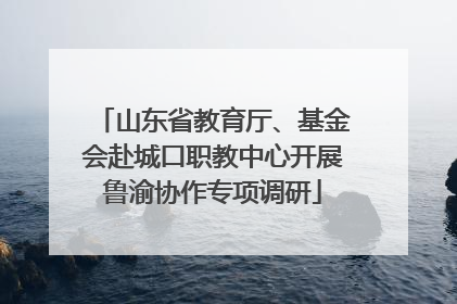 山东省教育厅、基金会赴城口职教中心开展鲁渝协作专项调研