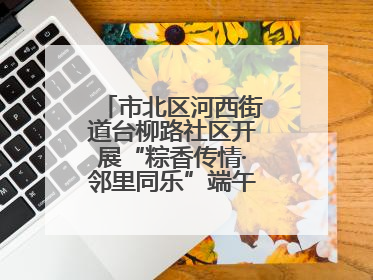市北区河西街道台柳路社区开展“粽香传情·邻里同乐”端午文化主题活动