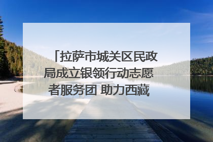 拉萨市城关区民政局成立银领行动志愿者服务团 助力西藏银发经济发展