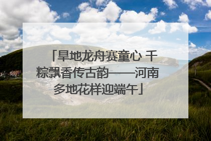 旱地龙舟赛童心 千粽飘香传古韵——河南多地花样迎端午