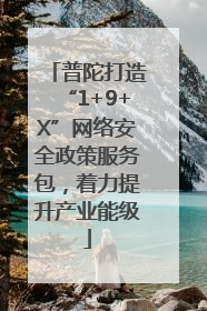 普陀打造“1+9+X”网络安全政策服务包，着力提升产业能级