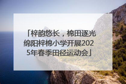 梓韵悠长，棉田逐光 绵阳梓棉小学开展2025年春季田径运动会