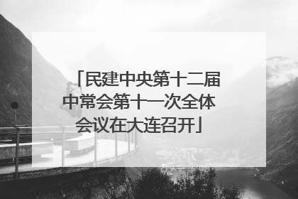 民建中央第十二届中常会第十一次全体会议在大连召开