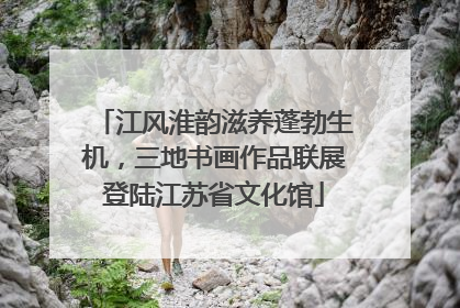 江风淮韵滋养蓬勃生机，三地书画作品联展登陆江苏省文化馆
