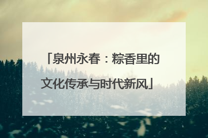 泉州永春：粽香里的文化传承与时代新风