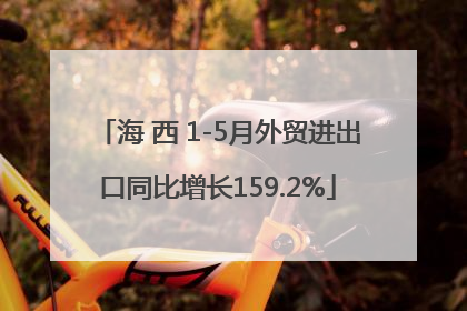 海 西 1-5月外贸进出口同比增长159.2%