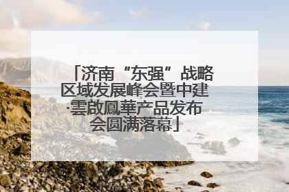 济南“东强”战略区域发展峰会暨中建·雲啟鳳華产品发布会圆满落幕