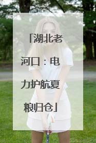 湖北老河口：电力护航夏粮归仓