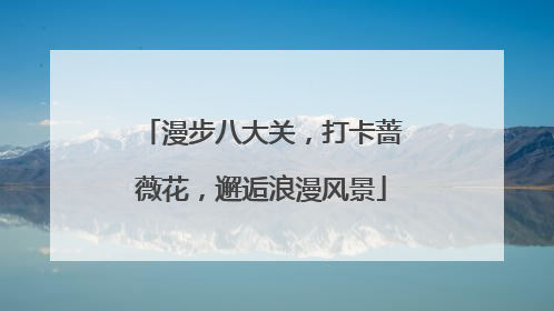 漫步八大关，打卡蔷薇花，邂逅浪漫风景