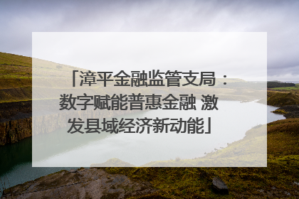 漳平金融监管支局：数字赋能普惠金融 激发县域经济新动能