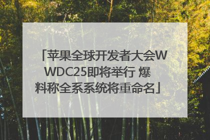 苹果全球开发者大会WWDC25即将举行 爆料称全系系统将重命名