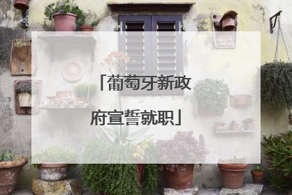 葡萄牙新政府宣誓就职