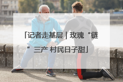 记者走基层｜玫瑰“链”三产 村民日子甜