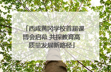 西咸黄冈学校首届课博会启幕 共探教育高质量发展新路径